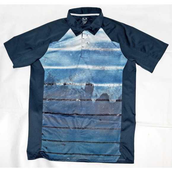 Oakley Ohydrolix Regular Fit Men's Short Sleeve Golf Polo Shirt Size Large - Picture 1 of 8